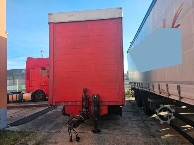 Open trailer with tarp ACKERMANN-FRUEHAUF Tandem Gardine, Edscha,Hubdach