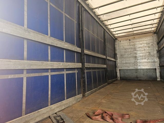 Open trailer with tarp ACKERMANN-FRUEHAUF Tandem Gardine, Edscha,Hubdach