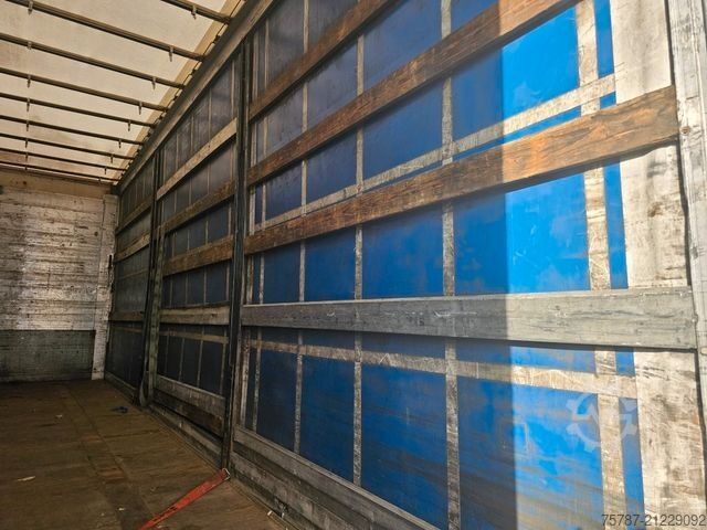 Open trailer with tarp ACKERMANN-FRUEHAUF Tandem Gardine, Edscha,Hubdach