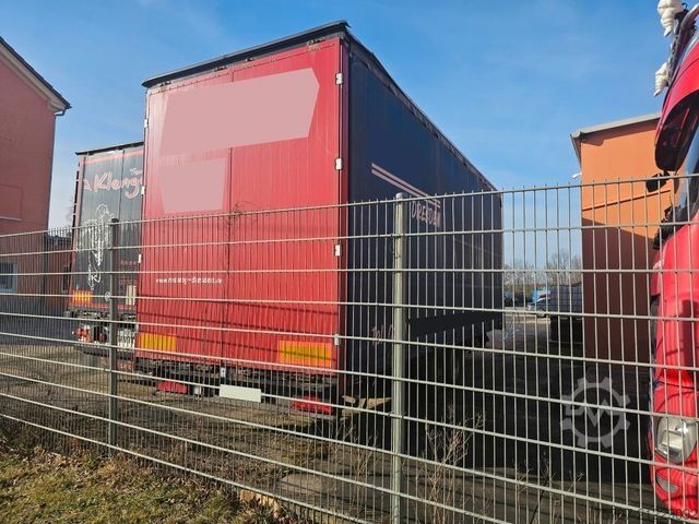 Open trailer with tarp ACKERMANN-FRUEHAUF Tandem Gardine, Edscha,Hubdach