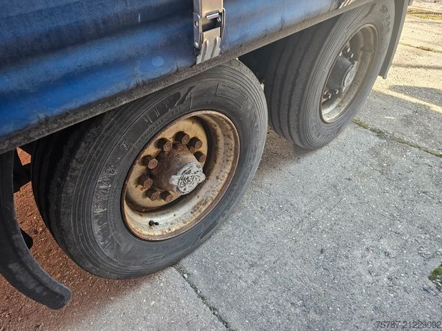 Open trailer with tarp ACKERMANN-FRUEHAUF Tandem Gardine, Edscha,Hubdach