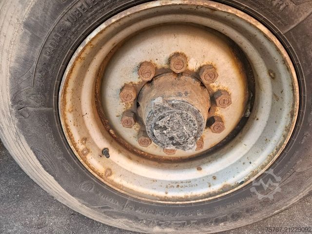 Open trailer with tarp ACKERMANN-FRUEHAUF Tandem Gardine, Edscha,Hubdach