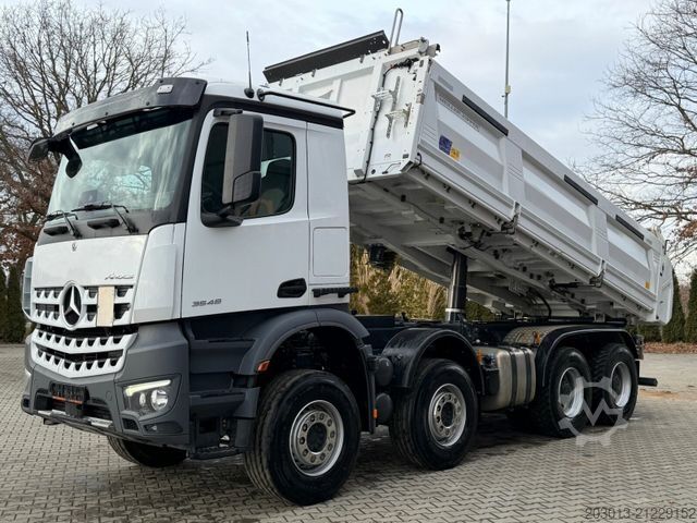 Billenő teherautó MERCEDES-BENZ AROCS 3548 8x4 Euro 6 Meiller Kipper Bordmatik