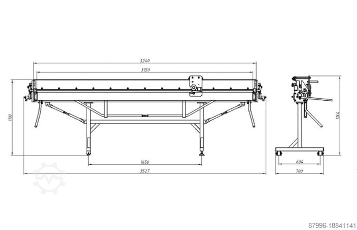 Mașină de pliat manual LLC Evolutioner manual folding machine MB-3150