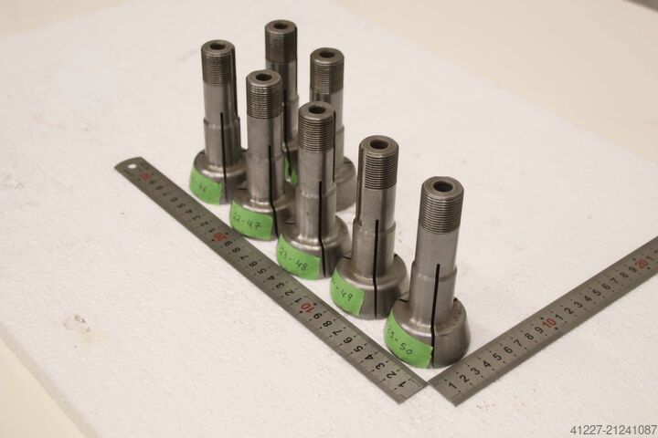 Step chuck precision chuck 7 pieces Schaublin Durchmesser 21 bis 50 mm