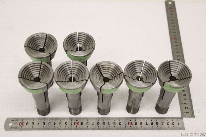 Step chuck precision chuck 7 pieces Schaublin Durchmesser 21 bis 50 mm