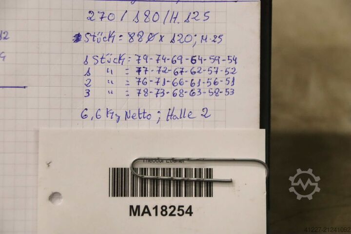 Step chuck precision chuck 6 pieces Schaublin Durchmesser 51 bis 79 mm