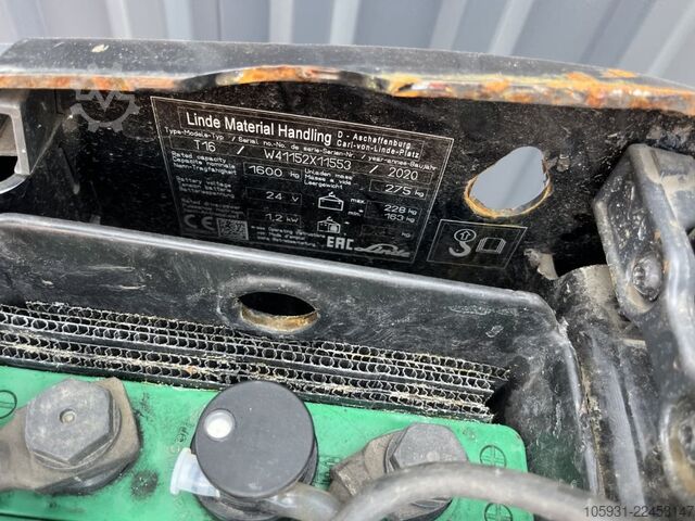 Kézi raklapemelő Linde T16
