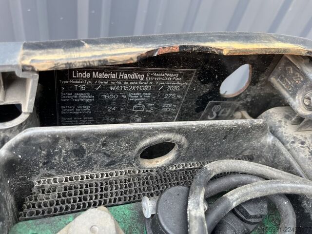 Kézi raklapemelő Linde T16
