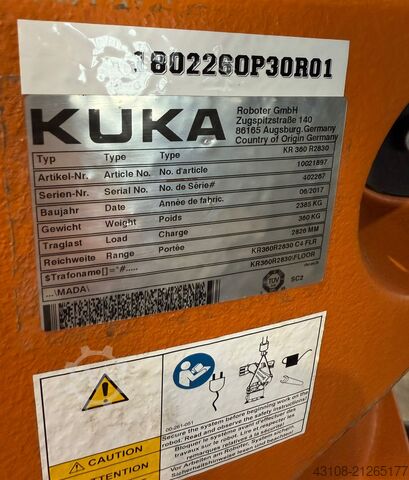 Industrial robot KUKA KR360 R2830