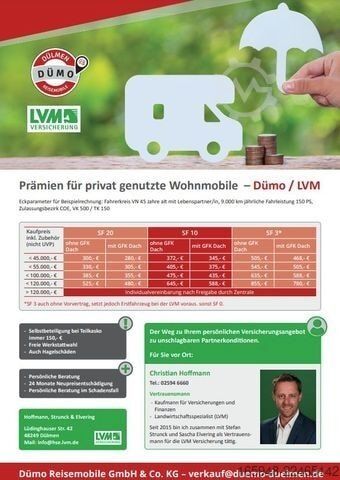 Teilintegriertes Wohnmobil BÜRSTNER Campeo TD 691 G | Autom. | Solar | Markise |