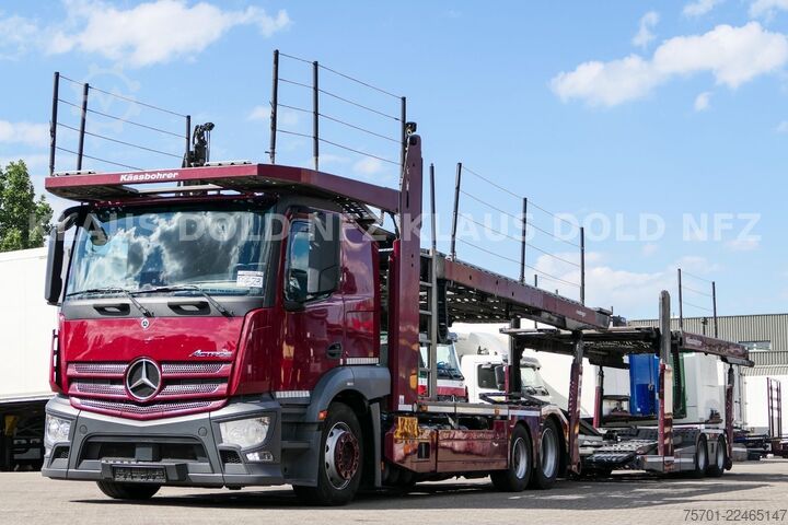 Autotransporter MERCEDES-BENZ Actros 2443 Autotransp. Kässbohrer 2-Tanks Retar