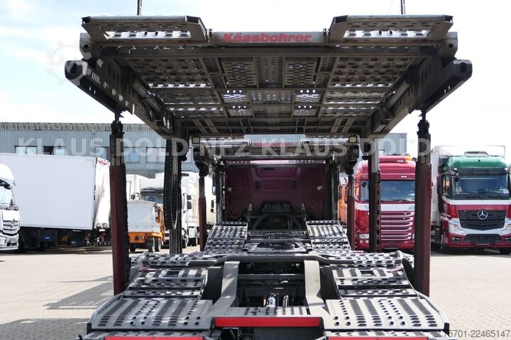 Autotransporter MERCEDES-BENZ Actros 2443 Autotransp. Kässbohrer 2-Tanks Retar