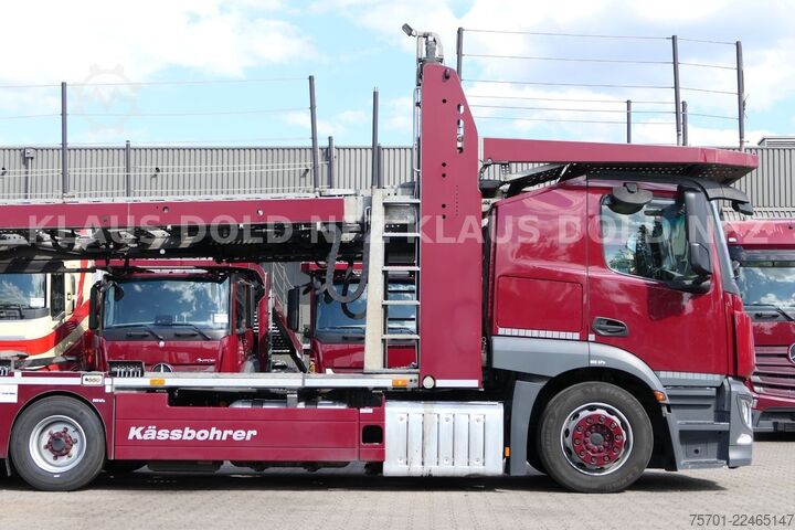 Autotransporter MERCEDES-BENZ Actros 2443 Autotransp. Kässbohrer 2-Tanks Retar