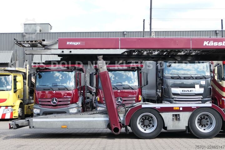 Autotransporter MERCEDES-BENZ Actros 2443 Autotransp. Kässbohrer 2-Tanks Retar
