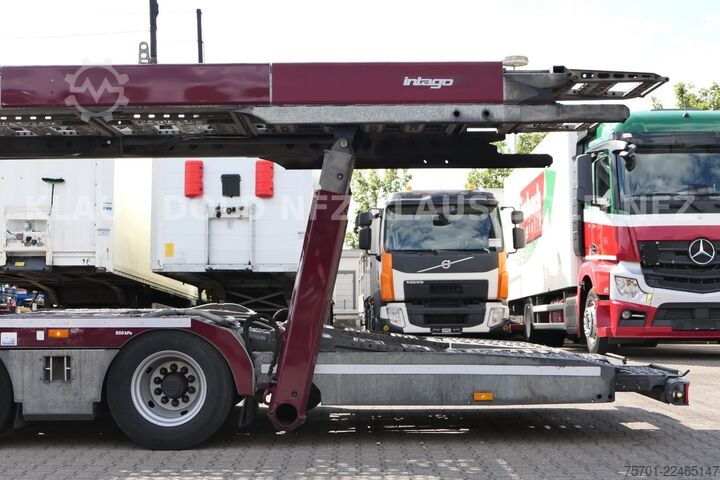 Autotransporter MERCEDES-BENZ Actros 2443 Autotransp. Kässbohrer 2-Tanks Retar