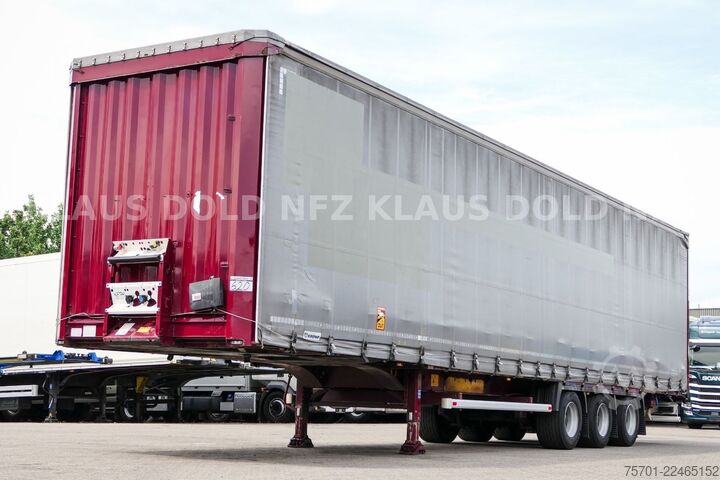 Naczepa otwarta z plandeką KRONE SD Pritsche Plane XL MegaLiner Edscha Bordwände