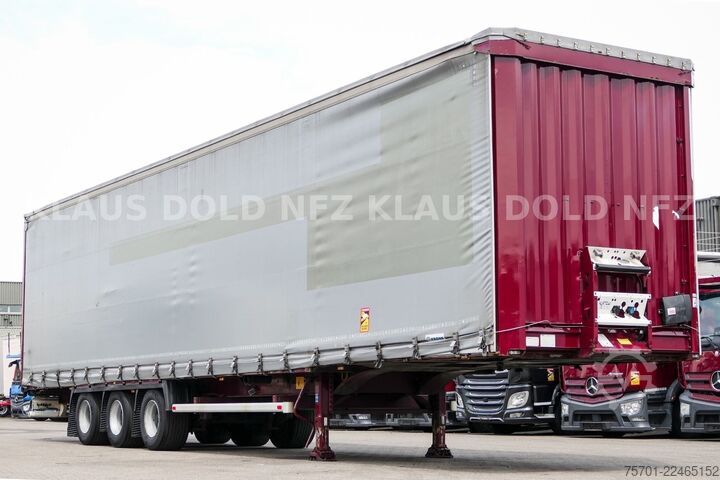 Naczepa otwarta z plandeką KRONE SD Pritsche Plane XL MegaLiner Edscha Bordwände