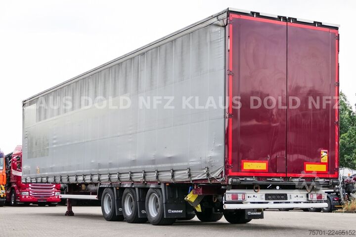Naczepa otwarta z plandeką KRONE SD Pritsche Plane XL MegaLiner Edscha Bordwände