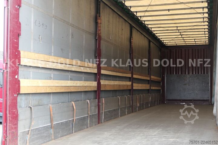 Naczepa otwarta z plandeką KRONE SD Pritsche Plane XL MegaLiner Edscha Bordwände