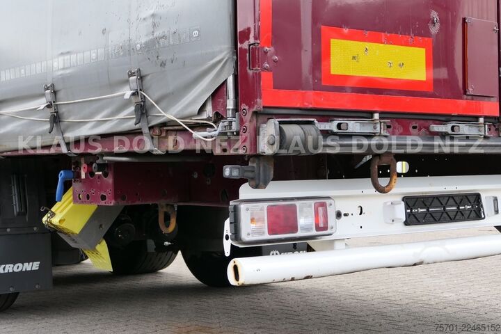Naczepa otwarta z plandeką KRONE SD Pritsche Plane XL MegaLiner Edscha Bordwände