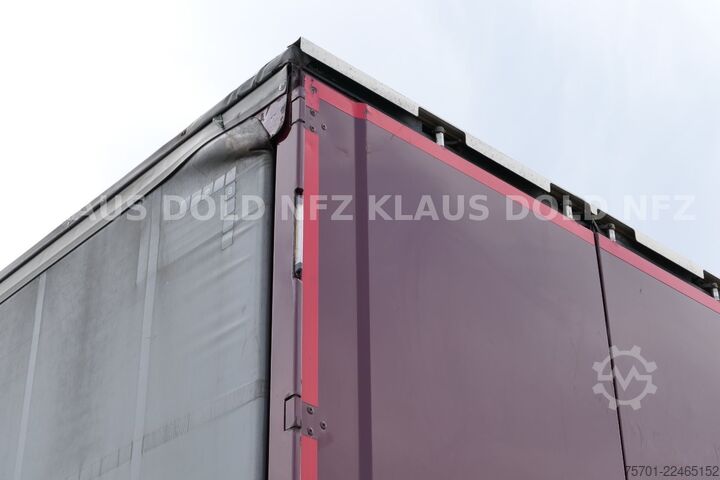 Naczepa otwarta z plandeką KRONE SD Pritsche Plane XL MegaLiner Edscha Bordwände