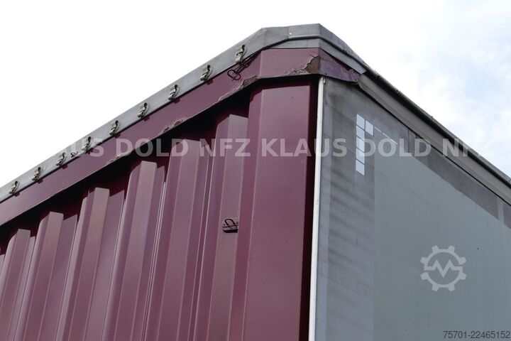 Naczepa otwarta z plandeką KRONE SD Pritsche Plane XL MegaLiner Edscha Bordwände