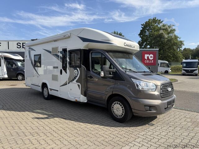 Half-integraal camper CHAUSSON Welcome 737 Klima, SAT/TV, Solar