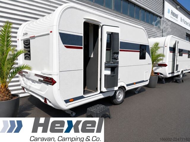 Campingvogn HOBBY De Luxe 400 SFe Modelljahr 2027 ausgestellt!