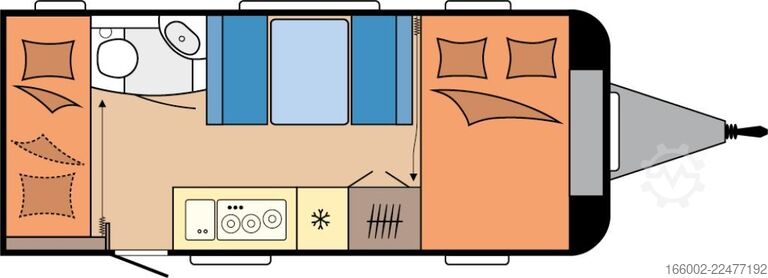 Campingvogn HOBBY De Luxe 490 KMF Modelljahr 2027 ausgestellt!