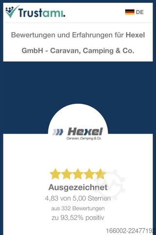 Campingvogn HOBBY De Luxe 490 KMF Modelljahr 2027 ausgestellt!
