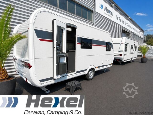 Campingvogn HOBBY De Luxe 490 KMF Modelljahr 2027 ausgestellt!