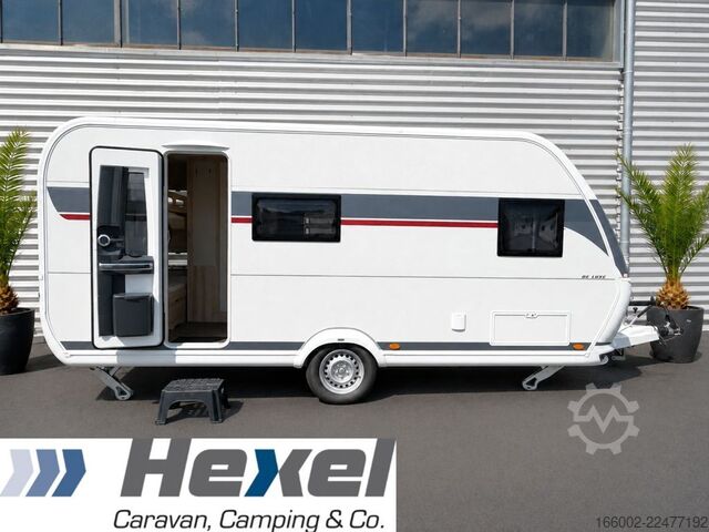 Campingvogn HOBBY De Luxe 490 KMF Modelljahr 2027 ausgestellt!