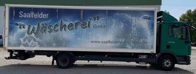 Box truck MAN TGL 12.250 Koffer Ladebordwand BÄR Navi
