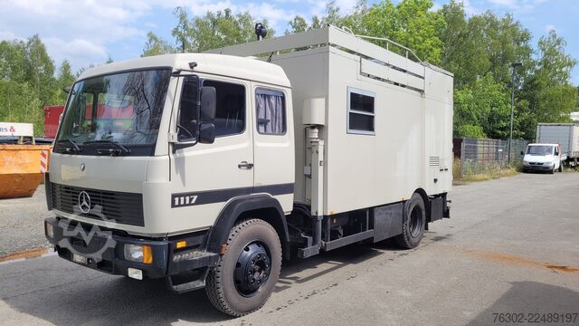 Sandučar kamion Mercedes-Benz 1117 OM 366  Iso Koffer Aggregat Tele M