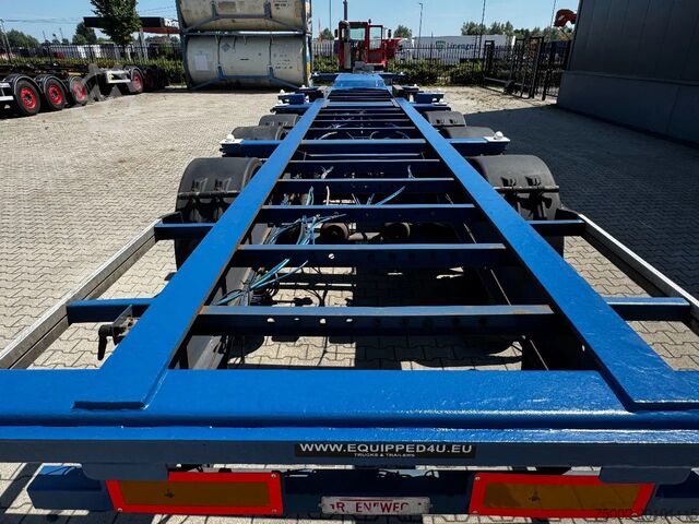 Containervervoer Groenewegen 40FT HC-chassis, BPW+Drum, liftaxle, NL-Chassis