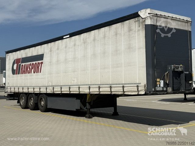 Öppen semitrailer med kapell Schmitz Cargobull Curtainsider Coil