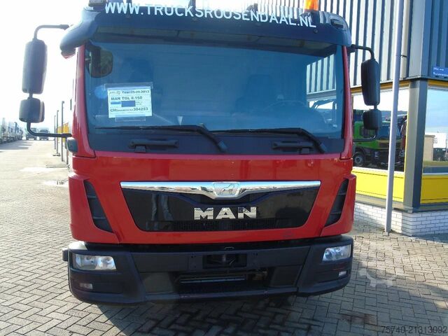 Containertransport (haakarmsysteem) MAN TGL 8.150 + EURO 6