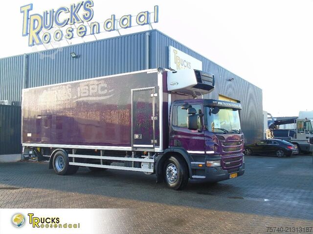 Refrigerated/freezer transport Scania P230 + carrier supra 950 + euro 5 + lift