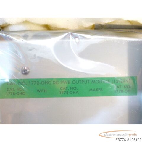 Composant Allen-Bradley CAT. No. 1778-OHC DC PWR Output Module 12-24V   - ! -