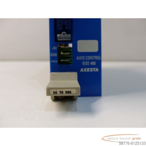 Component  Axesta / Grossenbacher Axis Control IEEE 488 / 50 70 086 SN:9705180034  !
