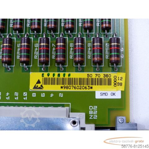 Στοιχείο Axesta Grossenbacher Input 40x24VDC / 50 70 360 SN:9807602063 !