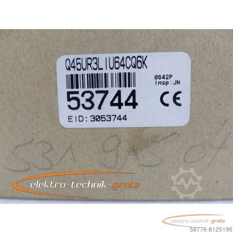 Component Banner Q45UR3LIU64CQ6K Analog Q45R Remote Ultrasonic Sensor Kit- ! -