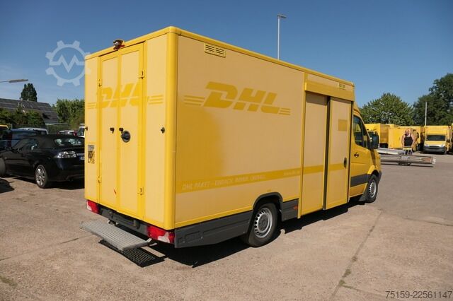 Vrachtwagen met bakwagen mercedes-benz SPRINTER 310 CDI MAXI EURO-5 KOFFER REGALE KAMERA DURCHGANG COC
