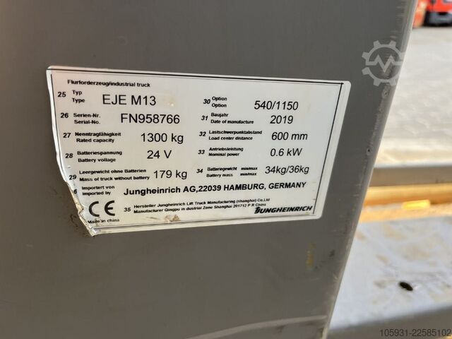 Electric Pallet Truck Jungheinrich EJEM13