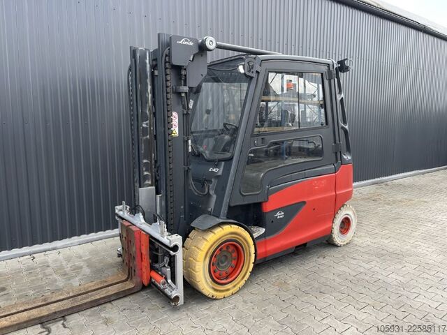 Electric 4-wheel forklift Linde E40HL-01/600
