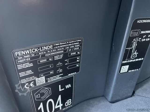 LPG targoncák Linde H60T-03