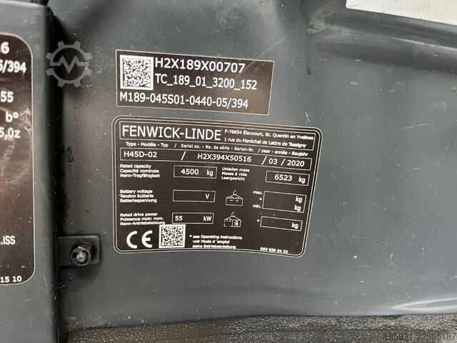 Dízelüzemű targoncá Linde H45D-02