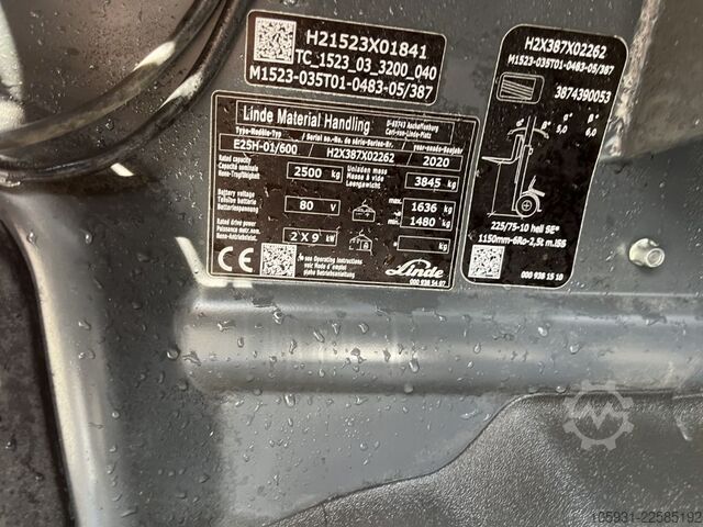 Elektromos négykerekű targonca Linde E25H-01/600