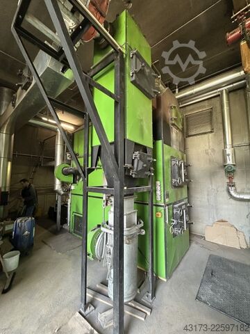 încălzire și ventilator Heizungsanlage Biomassekessel URBAS 500 KW
